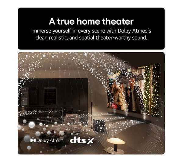 LG US80TR SOUNDBAR HOME CINEMA 5.1.3 WIRELESS SUBWOOFER 580W 4K DOLBY ATMOS HDMI