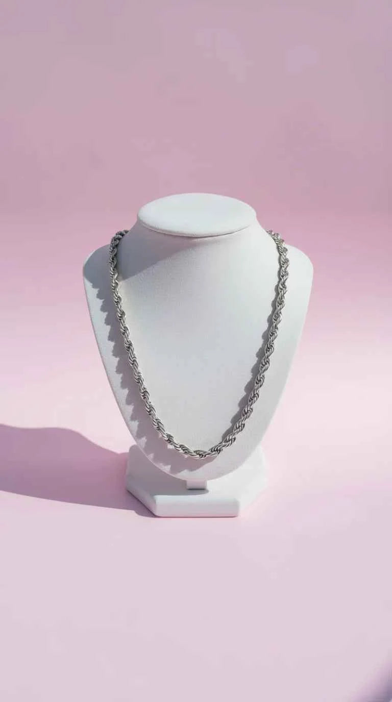Twisted Rope Chain Necklace