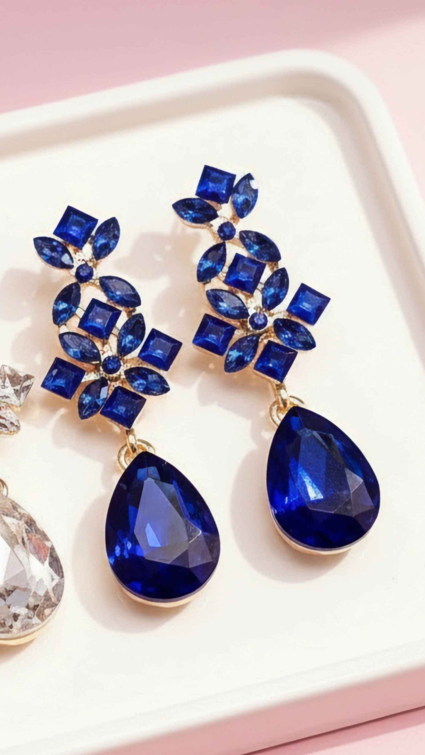Teardrop Crystal Earrings