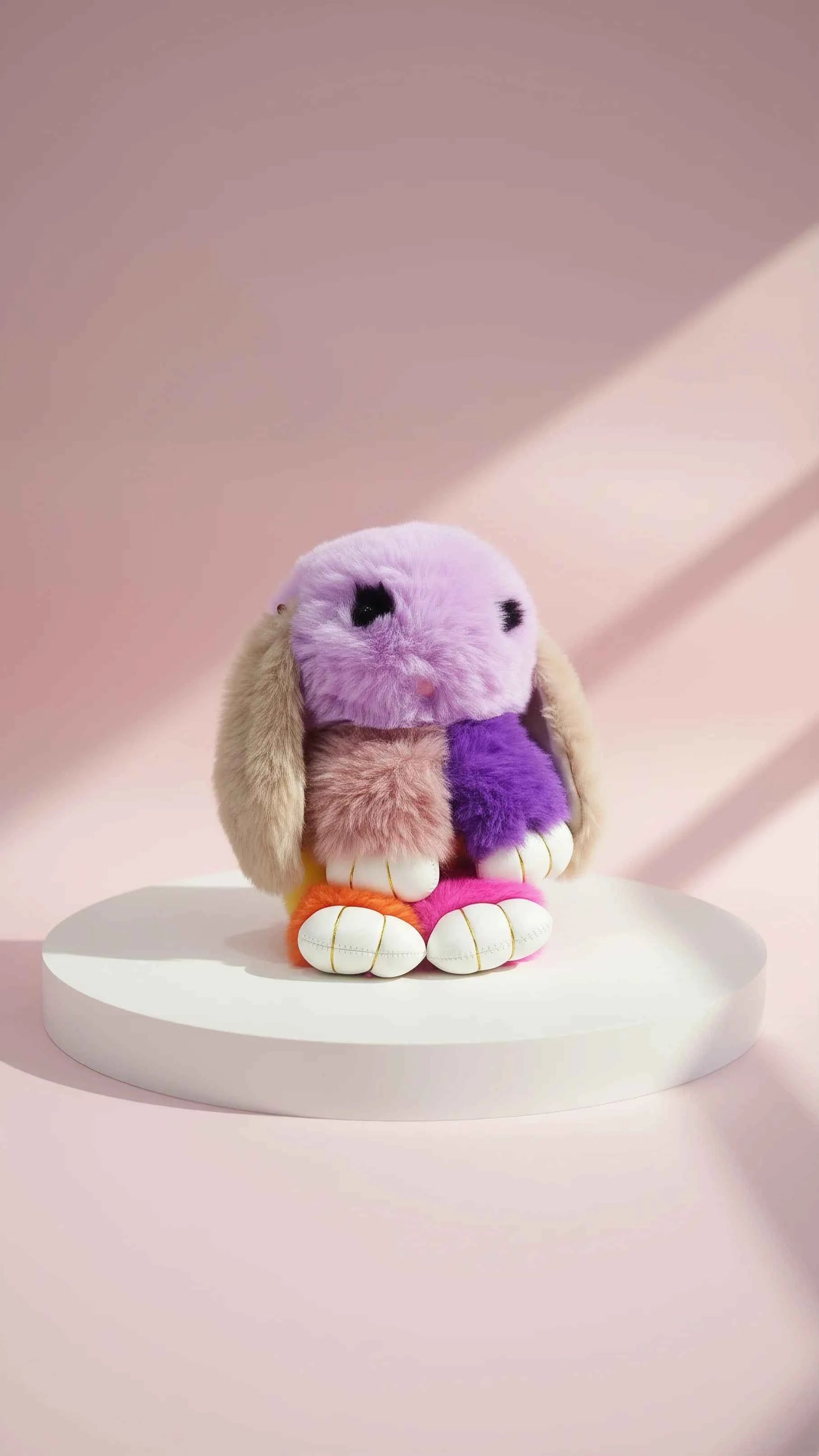 Faux Fur Bunny Rabbit Backpack – Soft Plush Handbag