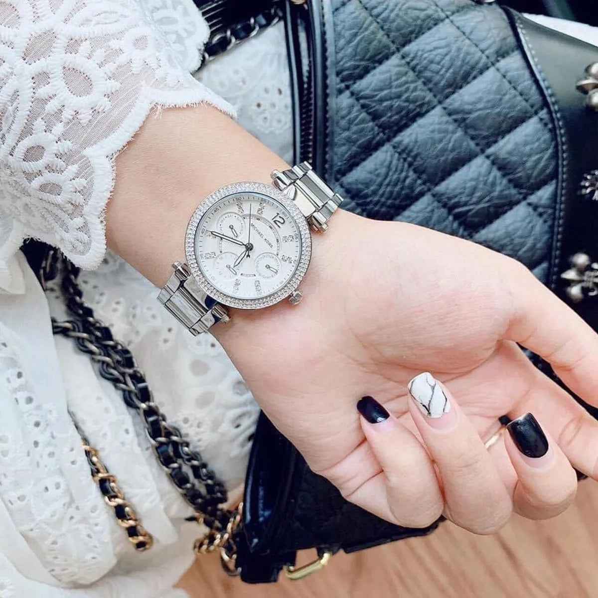 Michael Kors MK5615 Mini Parker Women's Silver Watch