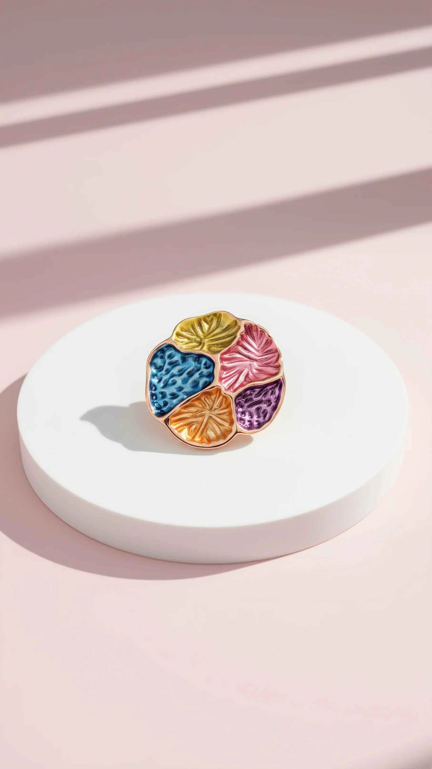 Abstract Magnetic Cluster Brooch