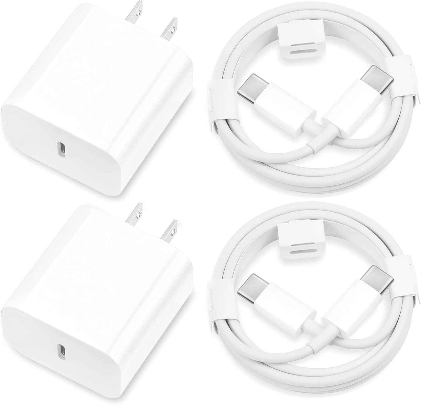 Apple Fast Charger 2-Pack with USB-C Cable