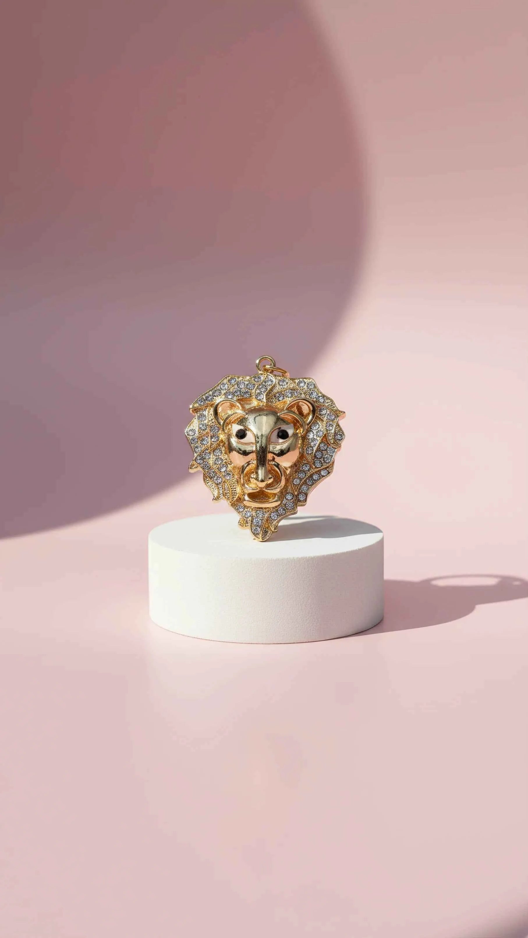 Lion Crystal Key Ring & Bag Charm