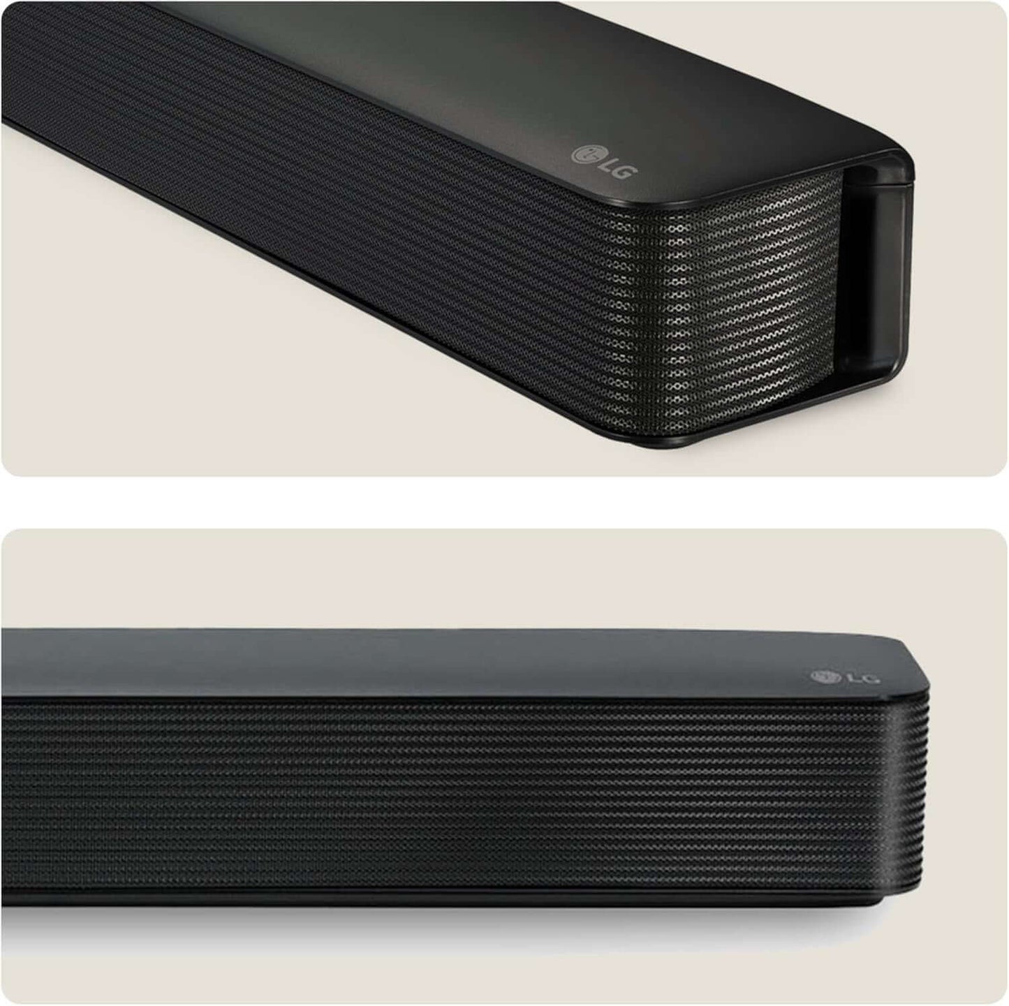 LG SQM1 SOUNDBAR 2.0 WIRELESS BLUETOOTH COMPACT 40W OPTICAL PORT 3.5MM BLACK