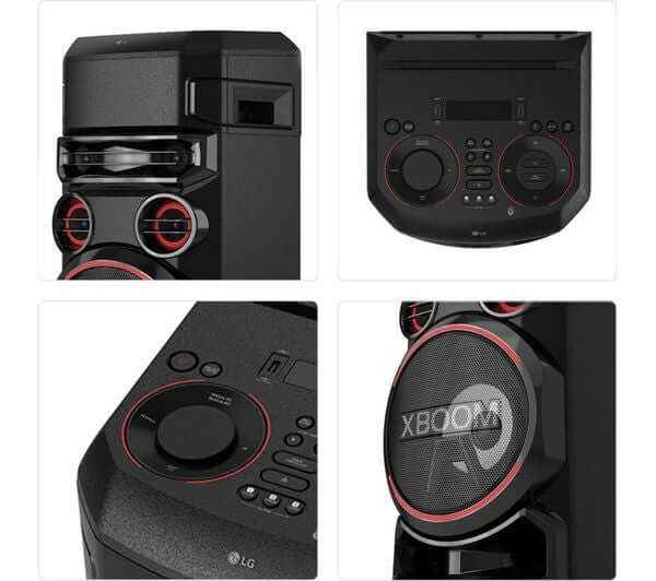 LG XBOOM RNC7 700W BLUETOOTH MEGASOUND PARTY SPEAKER DAB+ LED LIGHTS OPTICAL USB