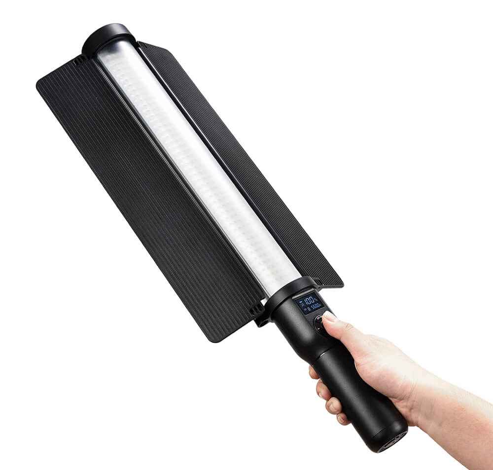 Godox LC500 HandHeld LED Video Light Stick & Barn Door