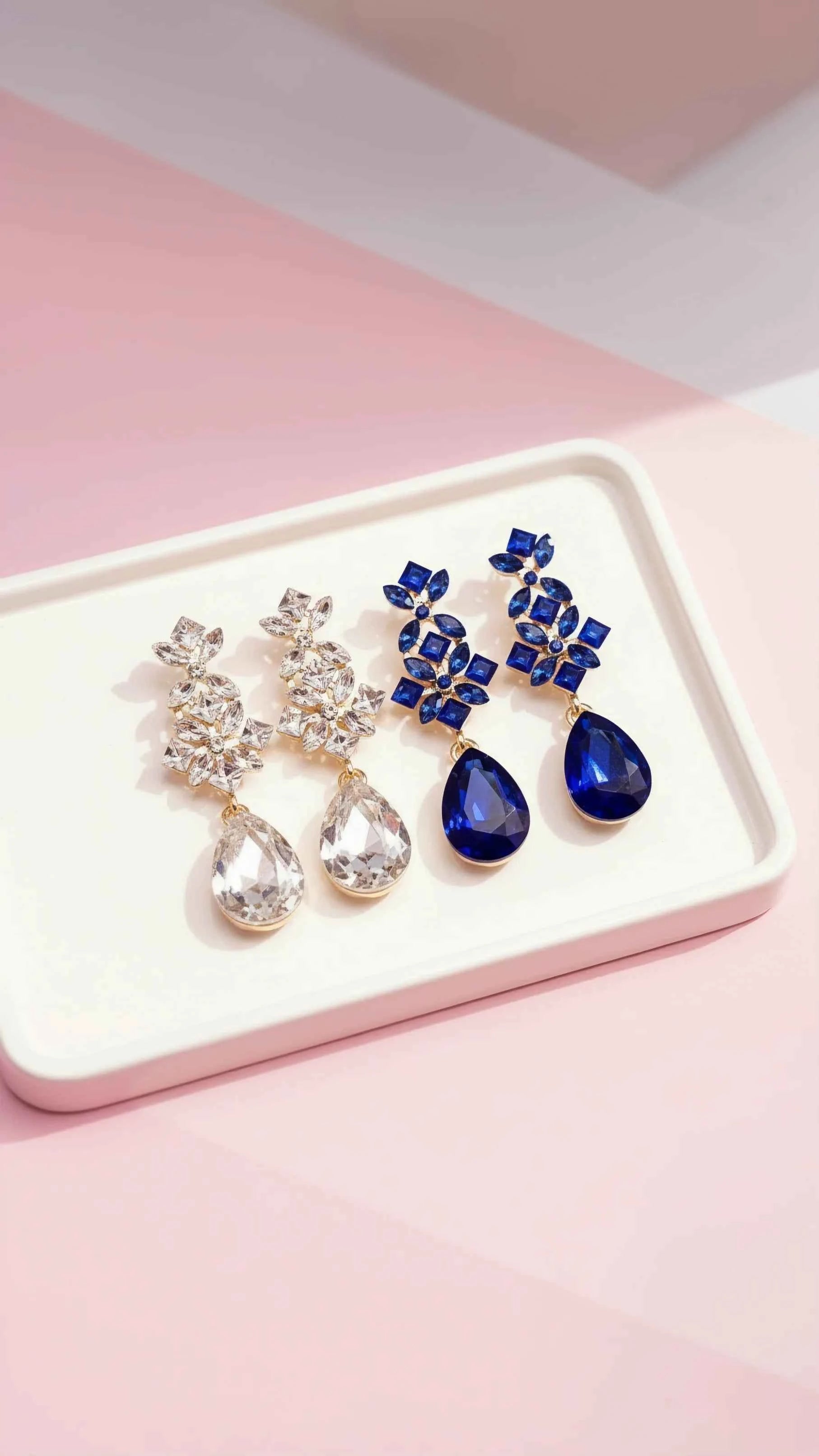 Teardrop Crystal Earrings