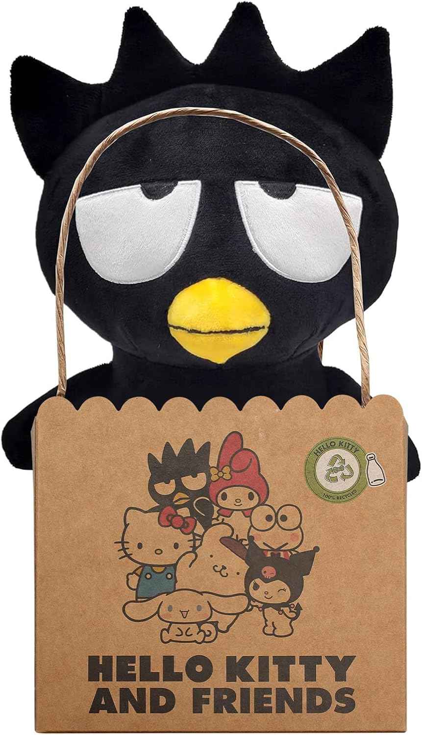 Joy ToyHello Kitty Classic Eco Plush 24 cm in Reusable Cardboard Bag