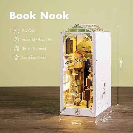 Sunshine Town 3D Book Nook Wooden Puzzle TGB02
