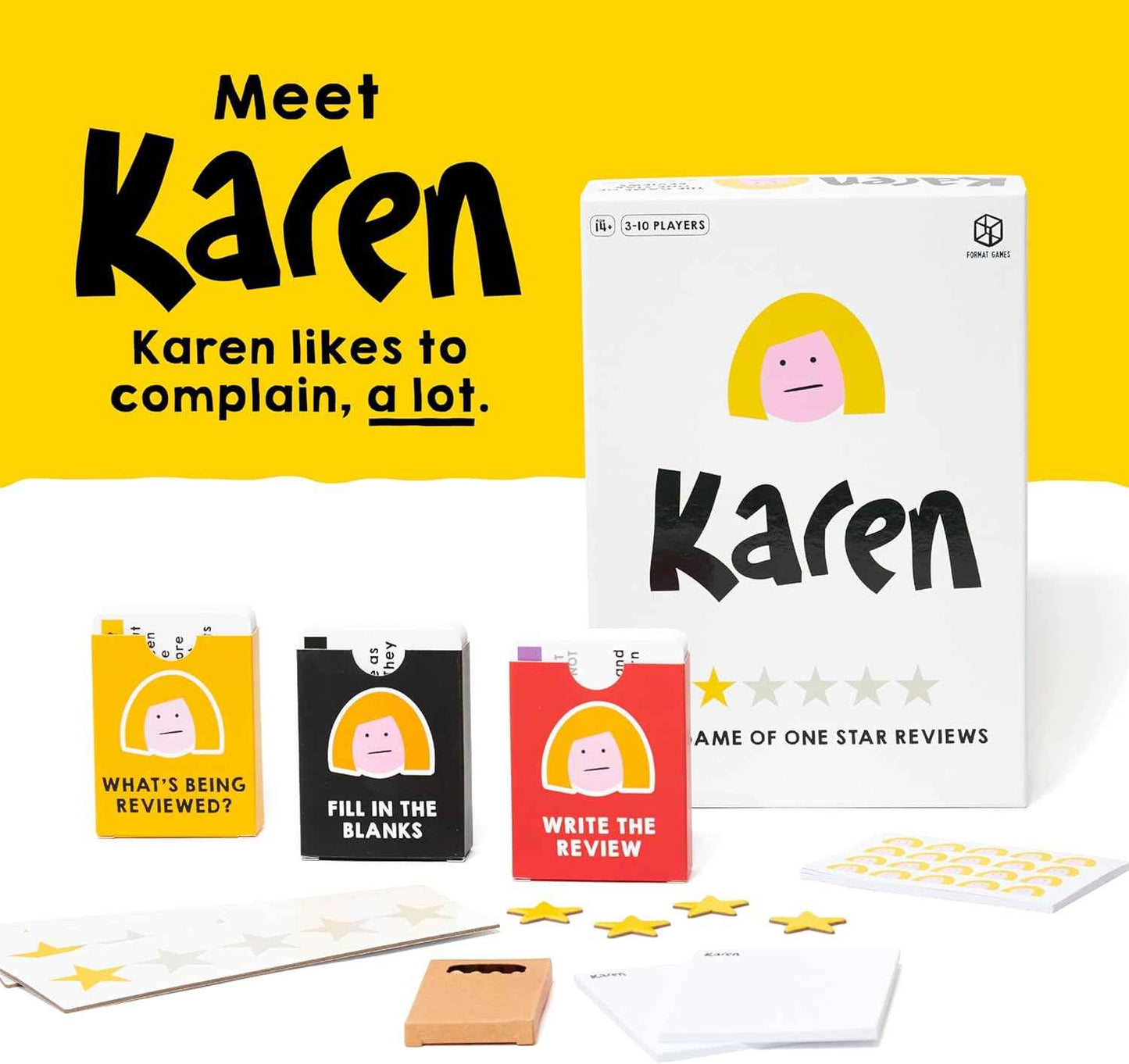 Karen Board Game: The Hilarious Game Based on Real One Star Reviews