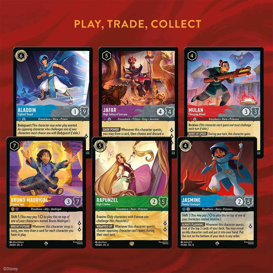 Disney Lorcana Trading Card Game - Reign of Jafar Illumineer's Trove Set - Set 8