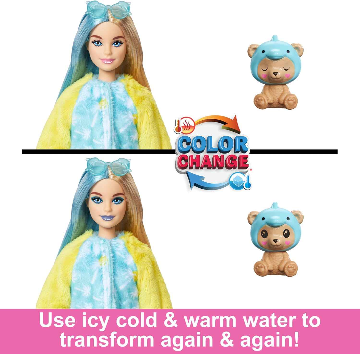 Barbie Cutie Reveal Teddy Bear as Dolphin