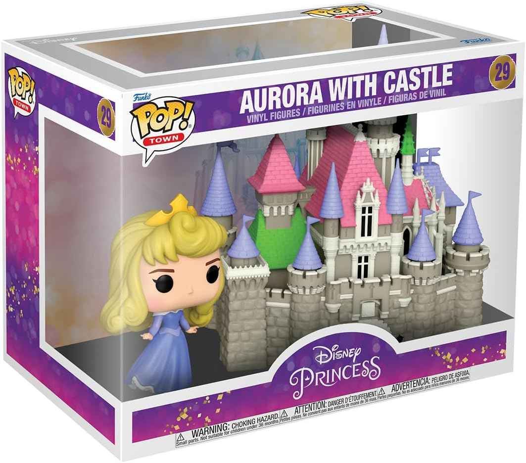 Funko POP! Town: Ultimate Princess - Princess Aurora With Castle