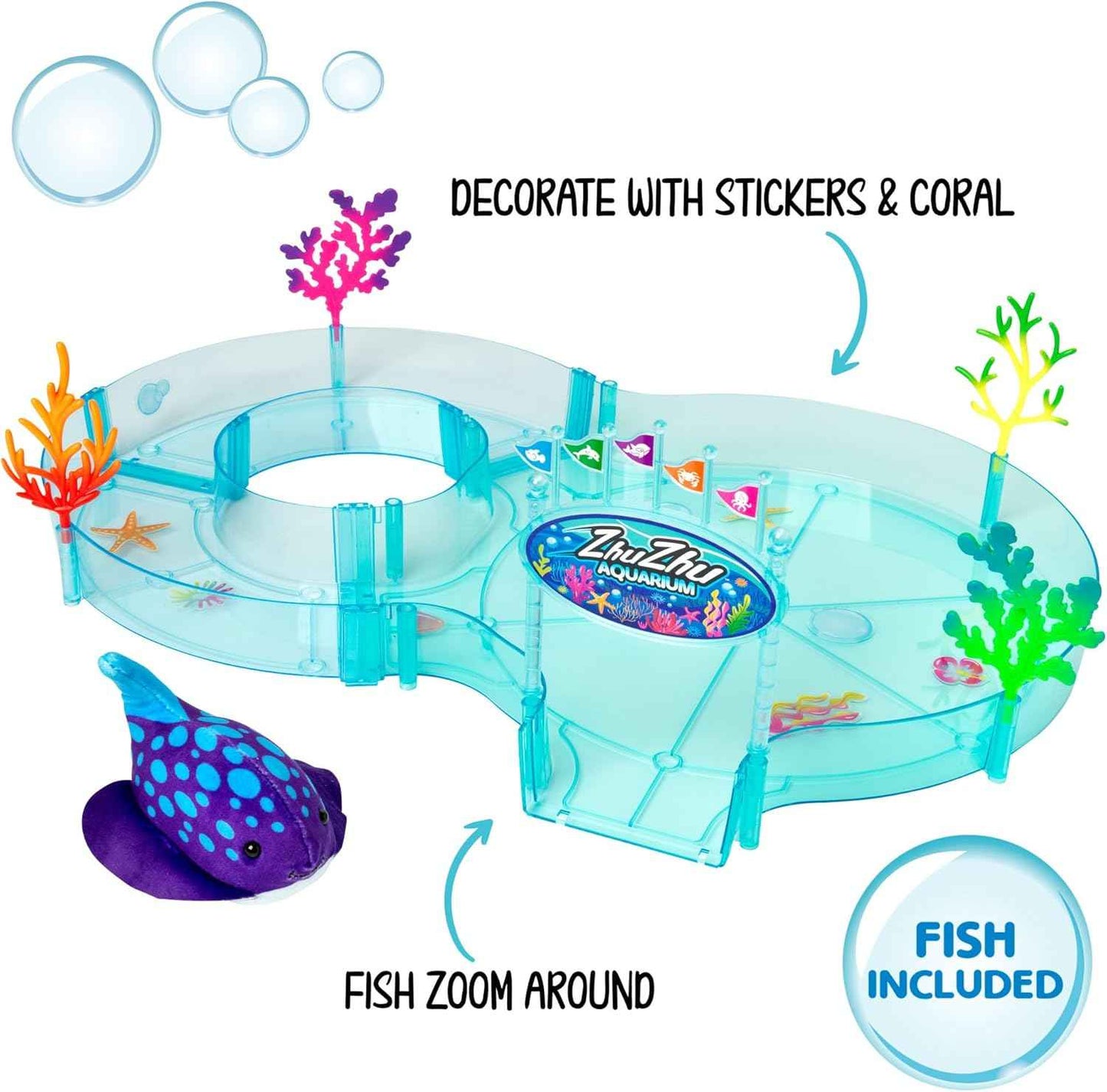 Zhu Zhu Aquarium Figure of 8 Starter Playset