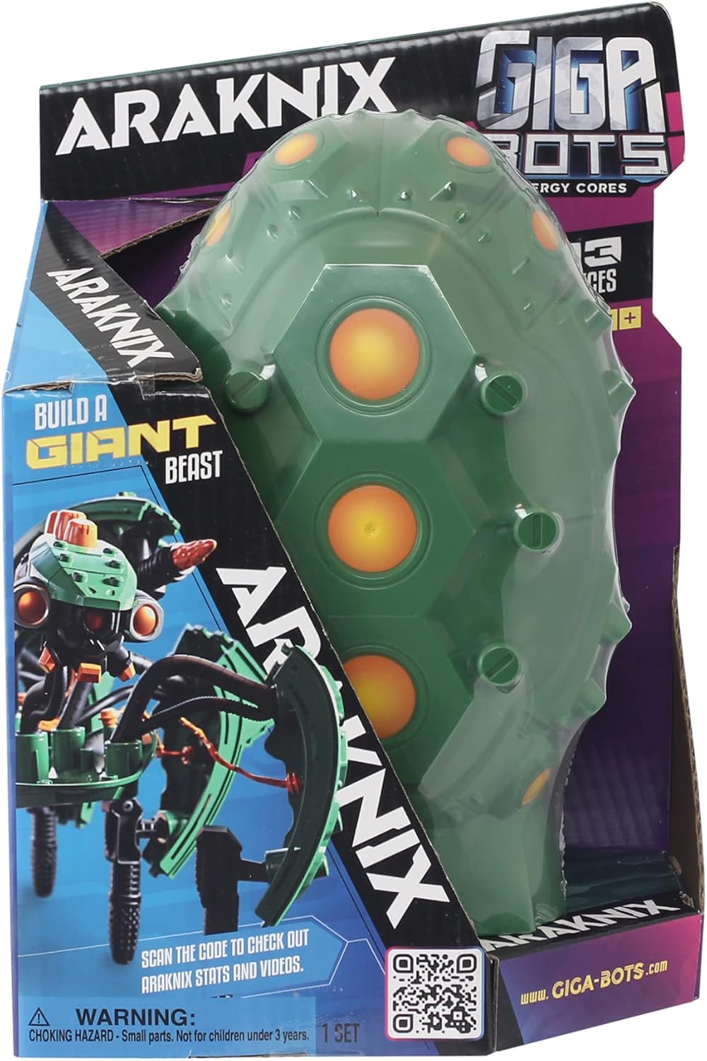Gigabots - Action Figure Toy, Transformable Beasts Araknix