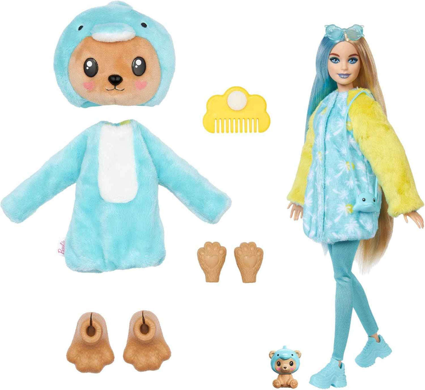 Barbie Cutie Reveal Teddy Bear as Dolphin