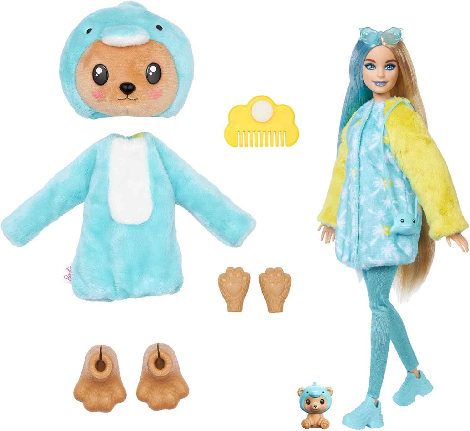 Barbie Cutie Reveal Teddy Bear as Dolphin