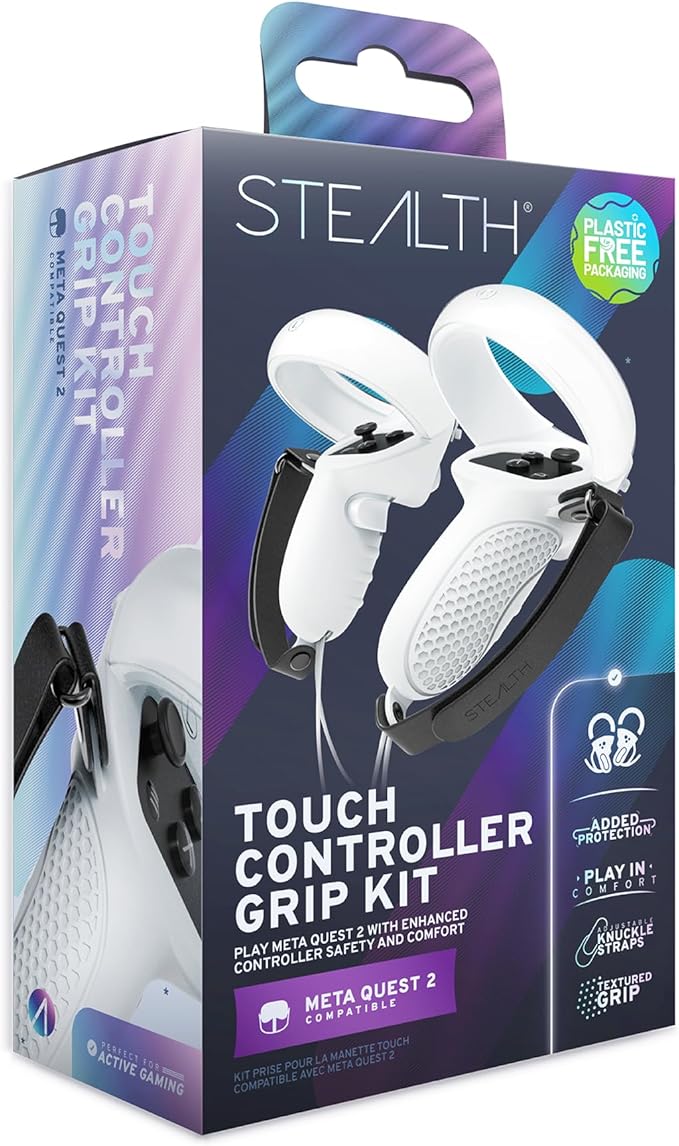STEALTH Sense Controller Grip Kit Compatible with Meta Quest 2