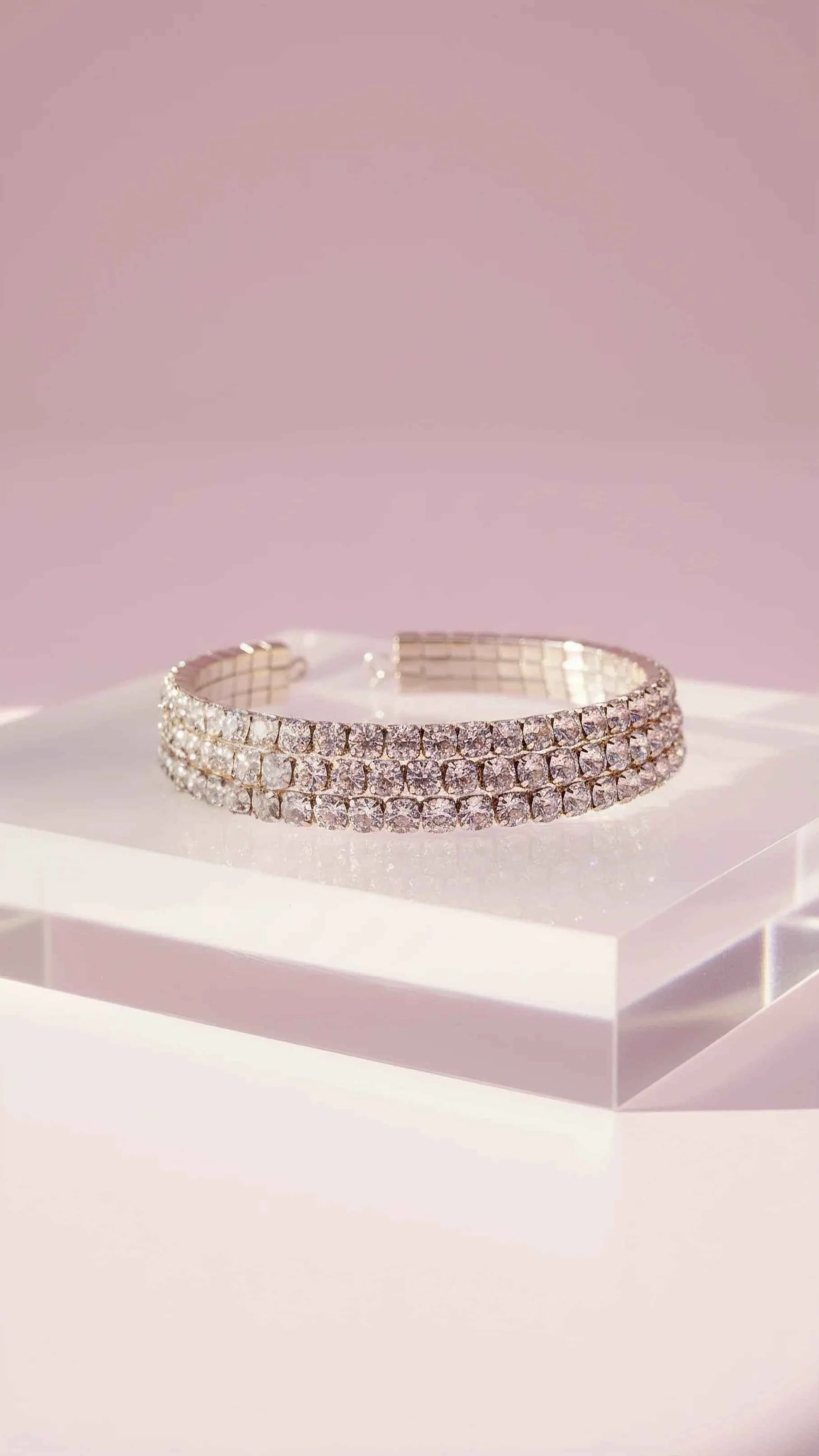 Crystal Layered Choker & Earrings Set