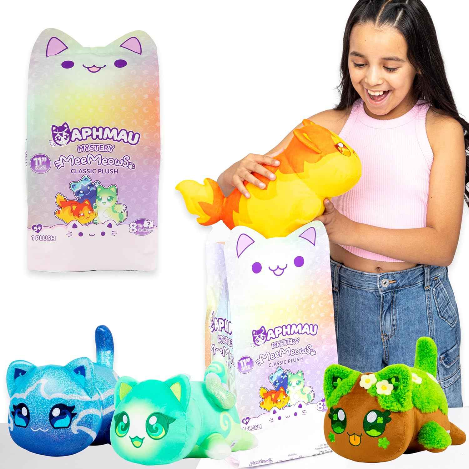 Aphmau MeeMeows 11” Classic Mystery Plush - Elemental