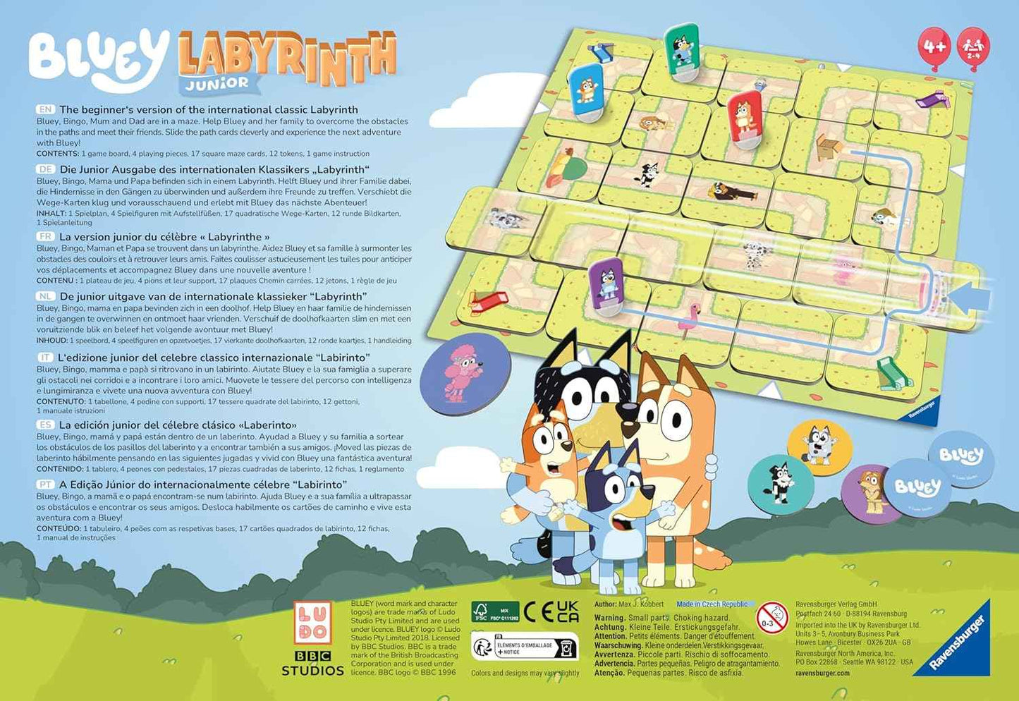 Ravensburger Bluey - Labyrinth Junior