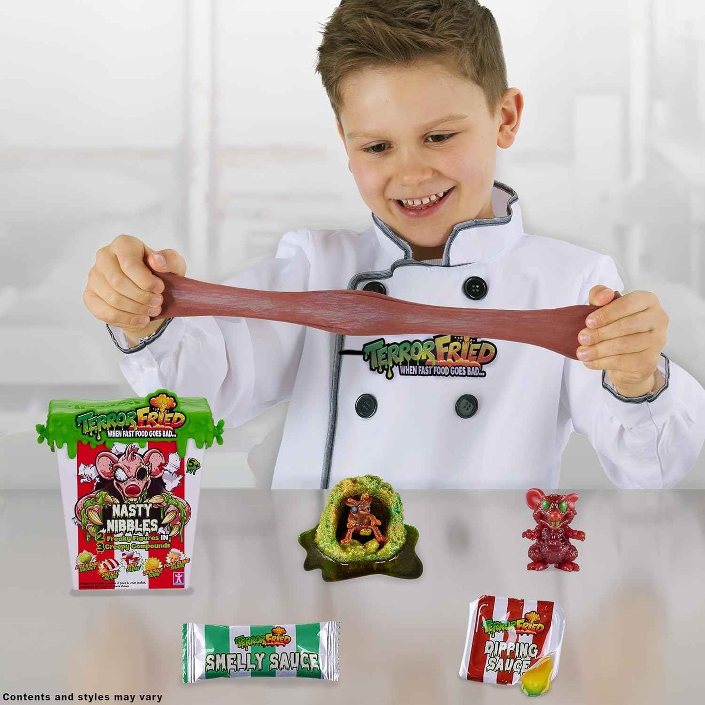 Terror Fried Nasty Nibbles, Gross collectables with slime