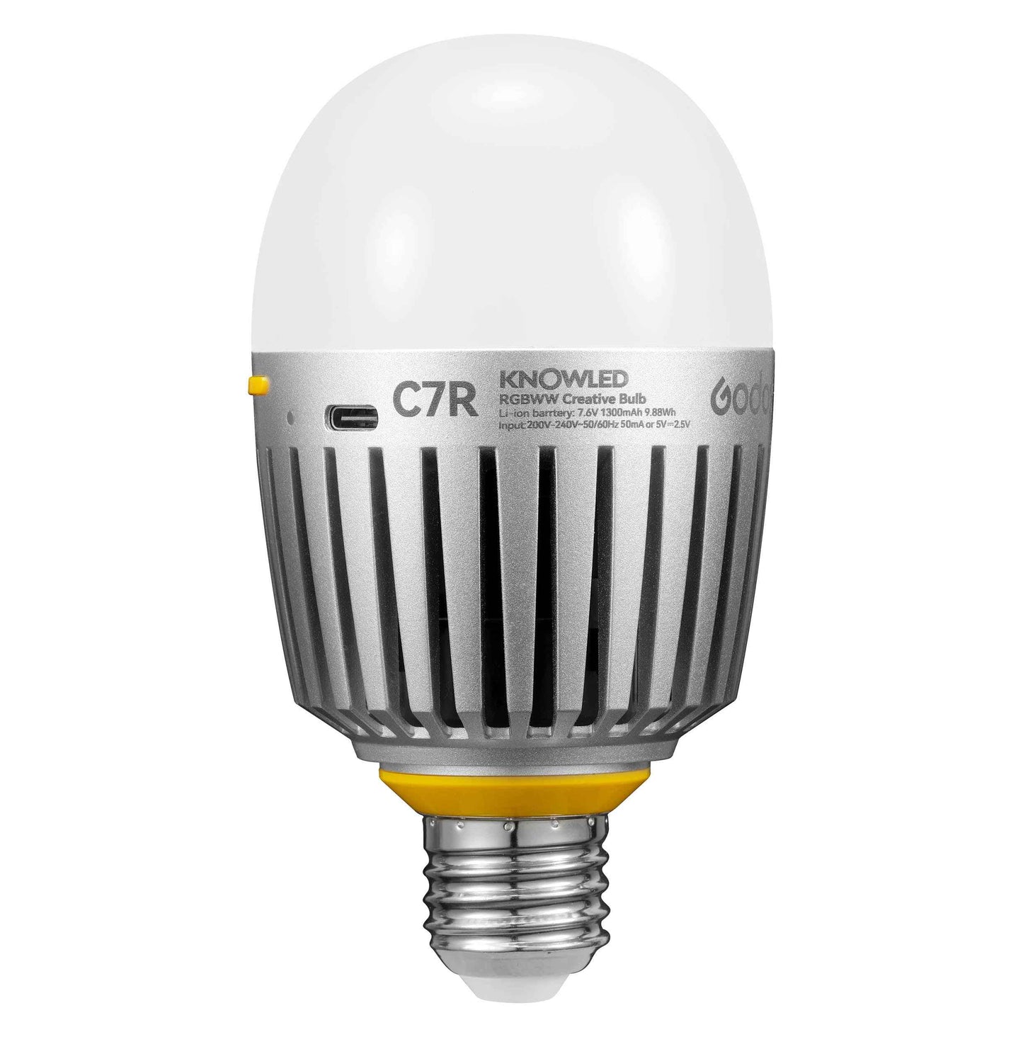 KNOWLED C7R K8 E27 RGBWW Creative Bulb 8-Light Kit for Practical Set Lighting with Built-in Battery
