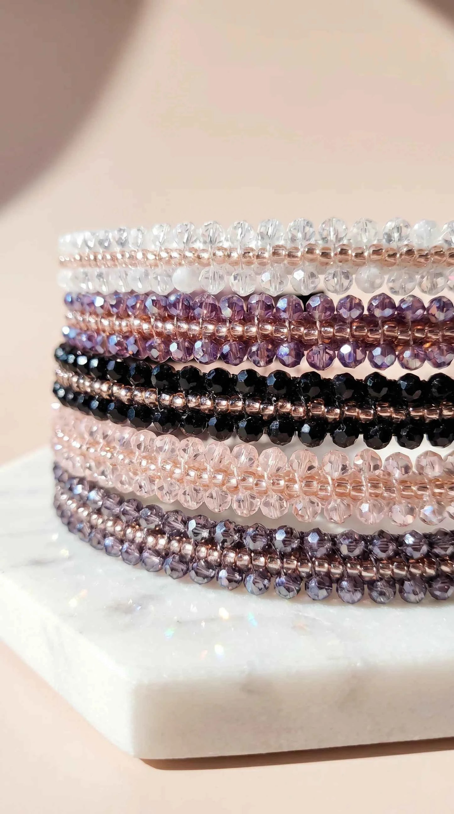 Women’s Crystal Beaded Statement Headband & Hair Band