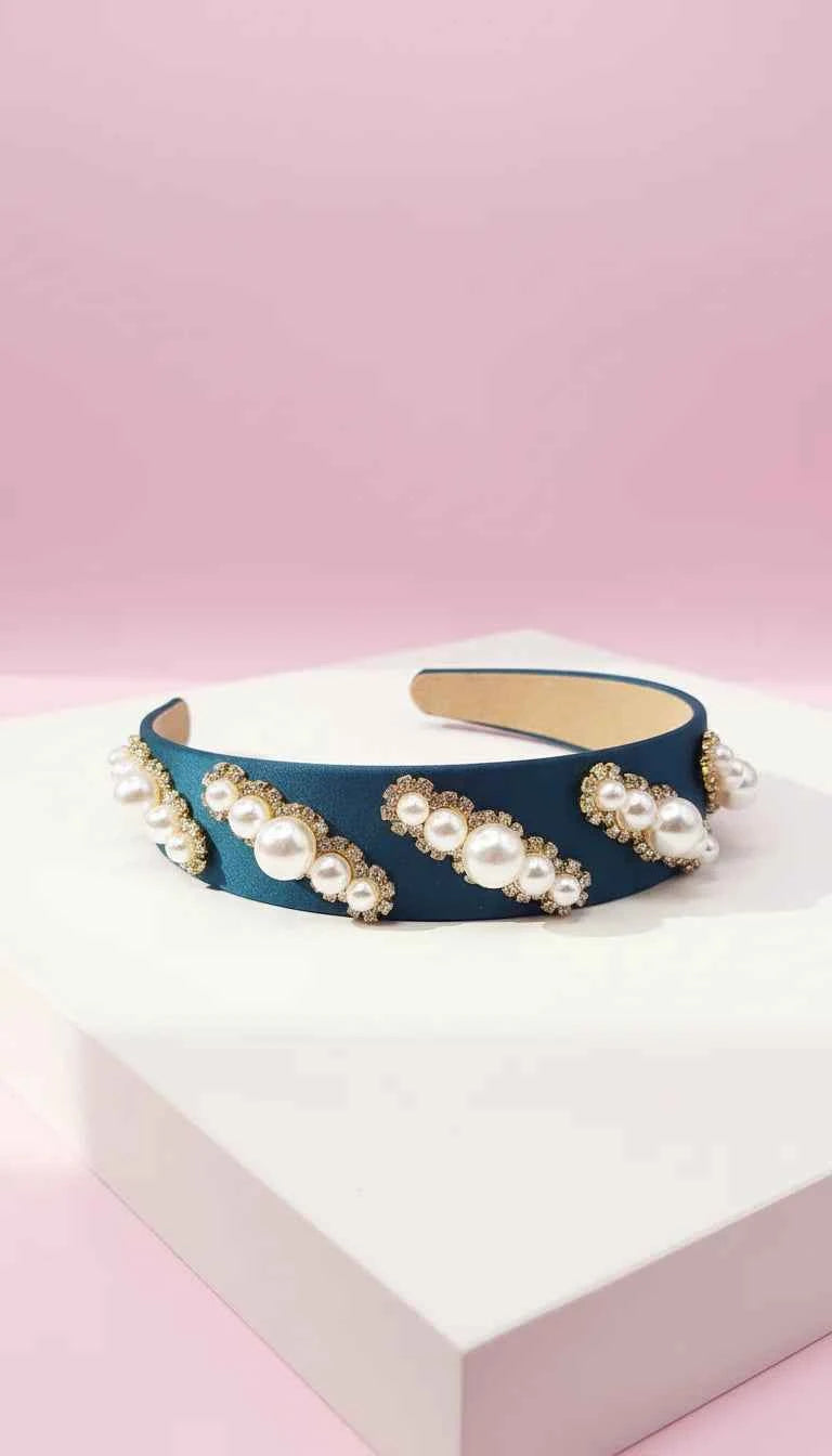 Women’s Pearl Statement Headband & Hair Band