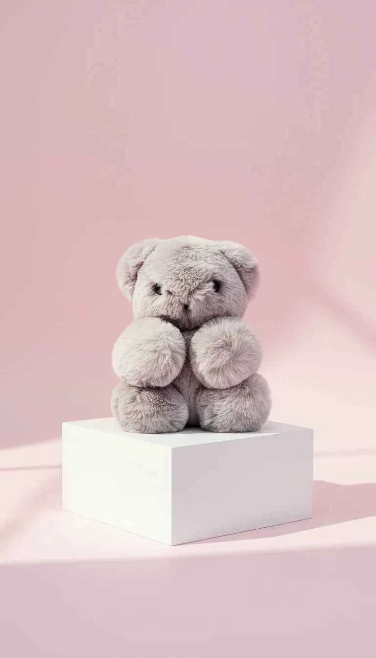 Plush Faux Fur Teddy Bear Backpack Bag