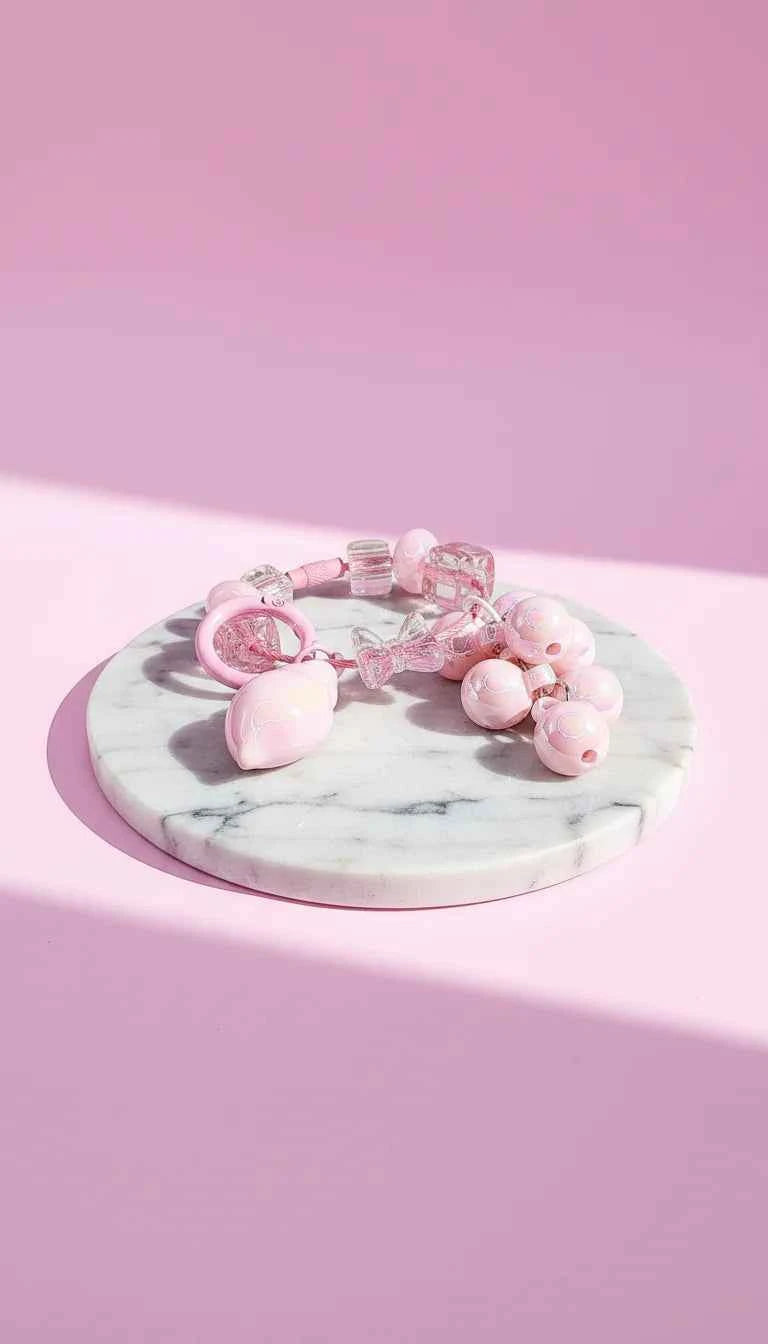 Shell Bubble Keyring, Phone Charm & Bag Accessory