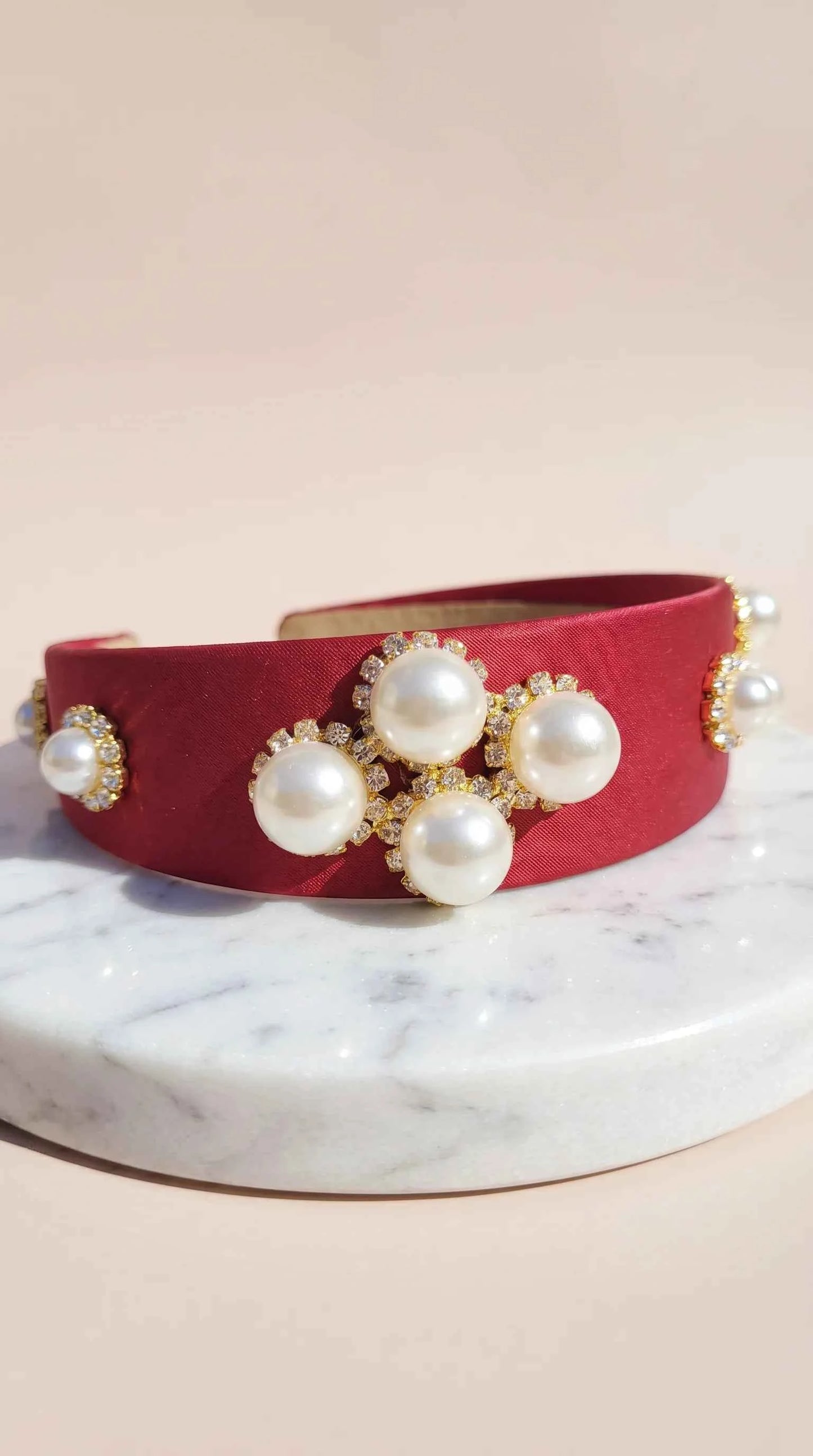 Women’s Pearl Statement Headband & Hair Band