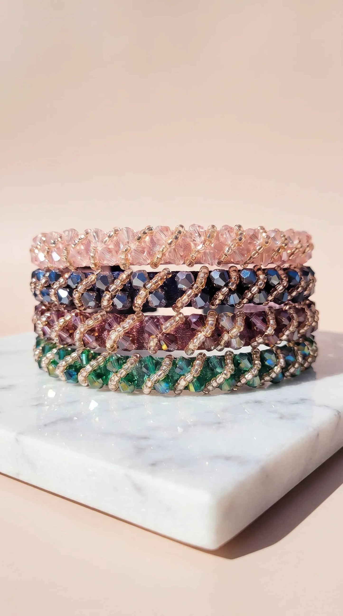 Women’s Crystal Cluster Statement Headband & Hair Band