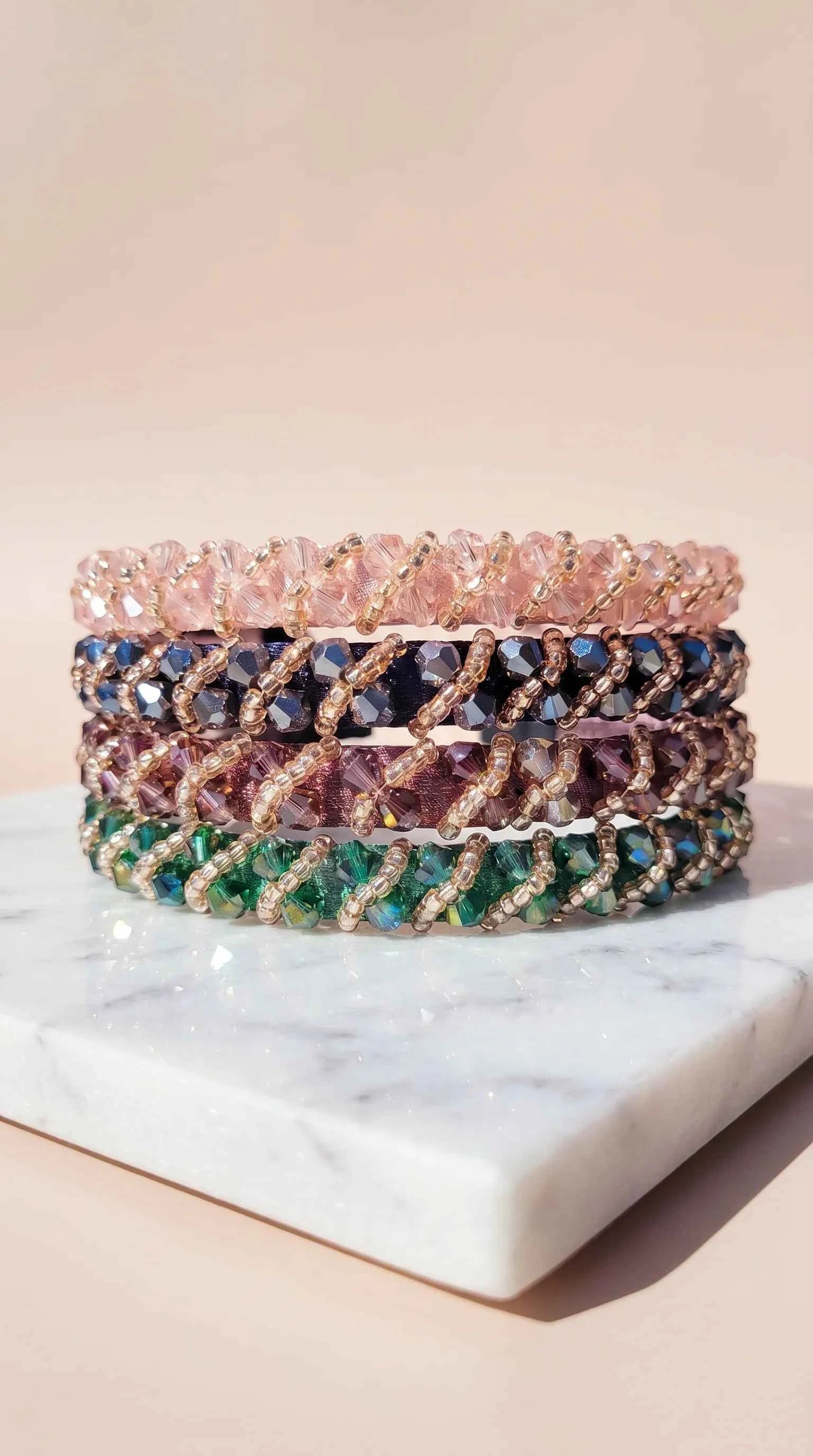 Women’s Crystal Cluster Statement Headband & Hair Band