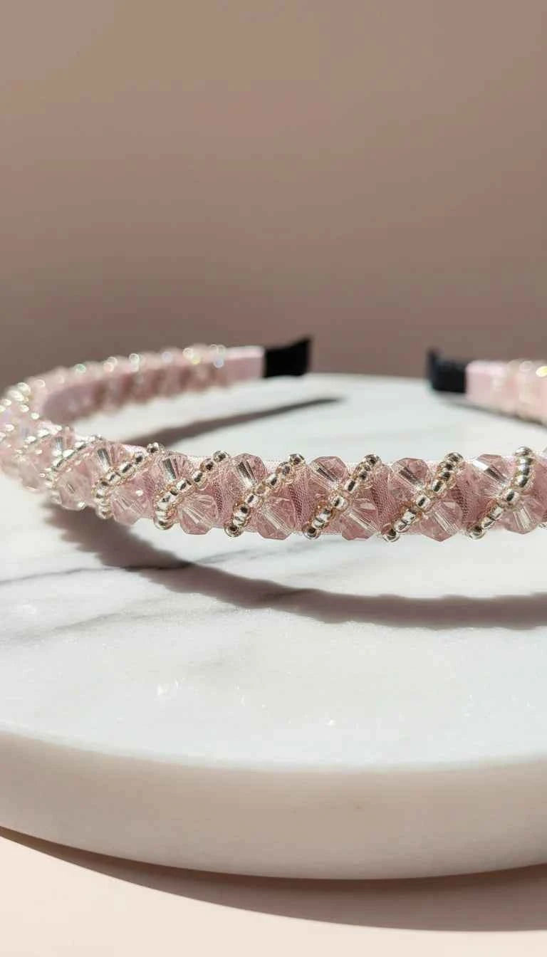 Women’s Crystal Cluster Statement Headband & Hair Band