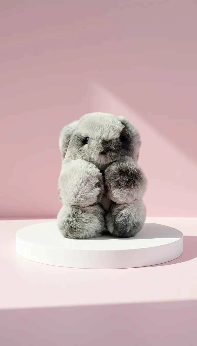 Plush Faux Fur Teddy Bear Backpack Bag