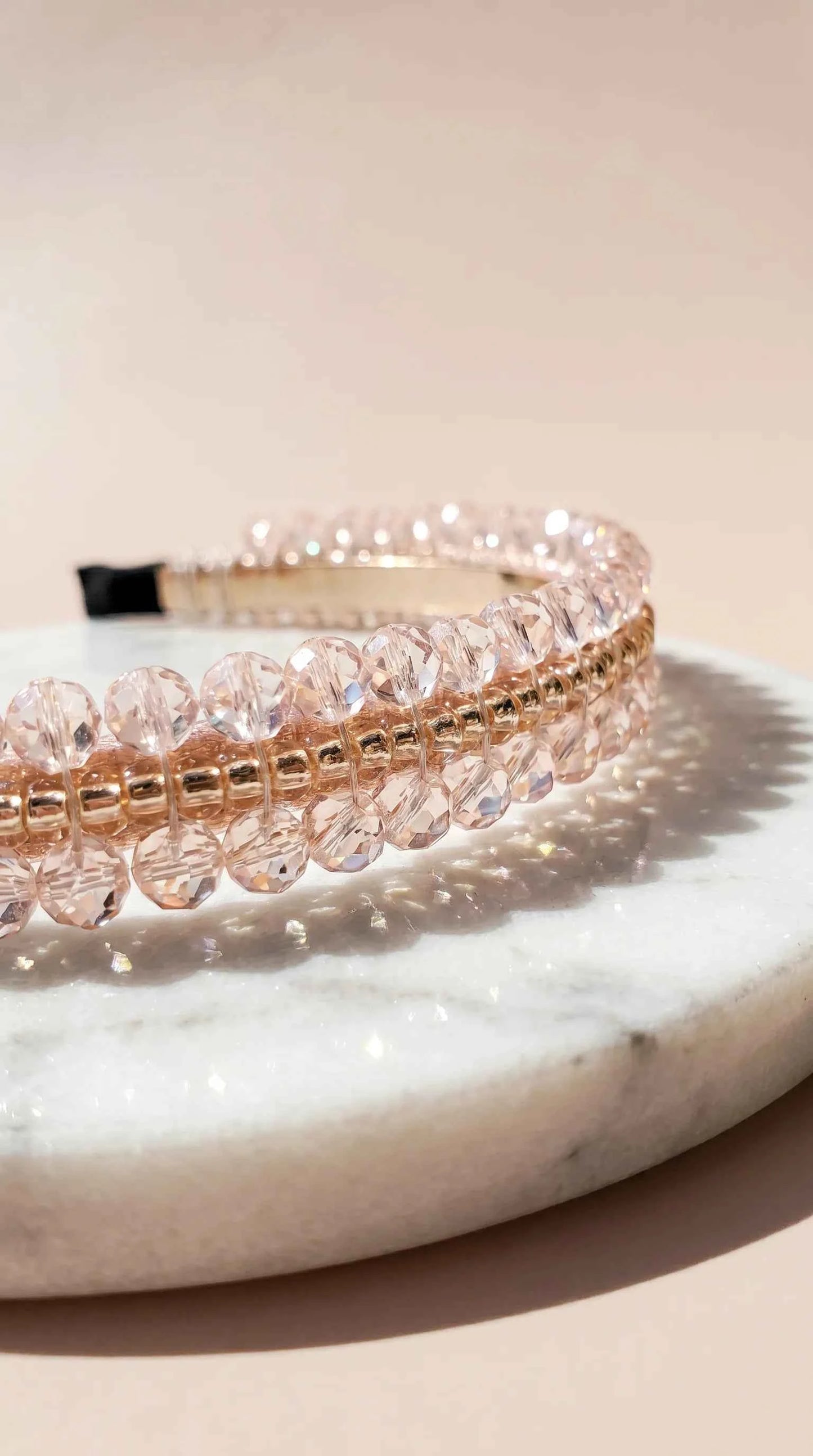 Women’s Crystal Beaded Statement Headband & Hair Band
