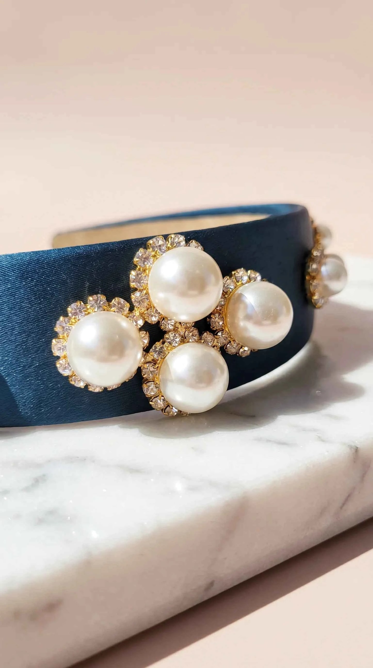 Women’s Pearl Statement Headband & Hair Band