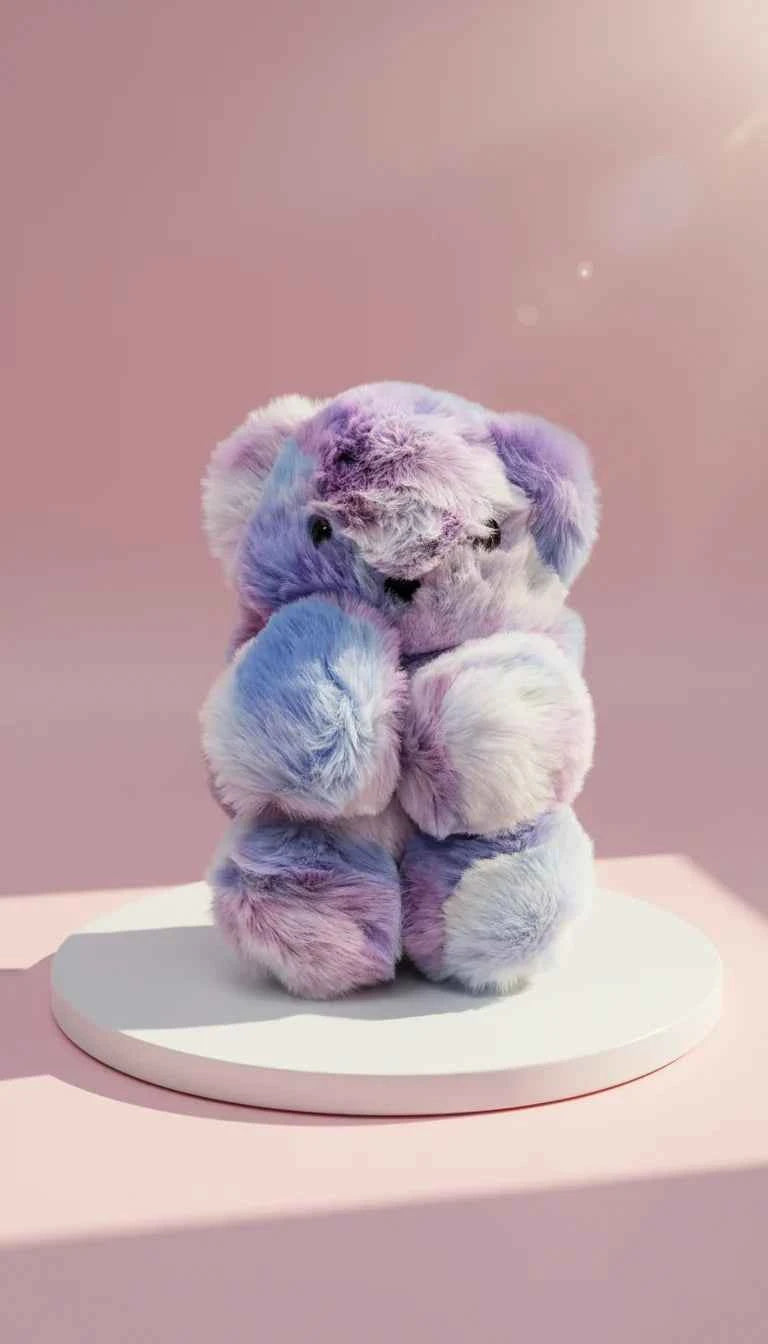 Plush Faux Fur Teddy Bear Backpack Bag