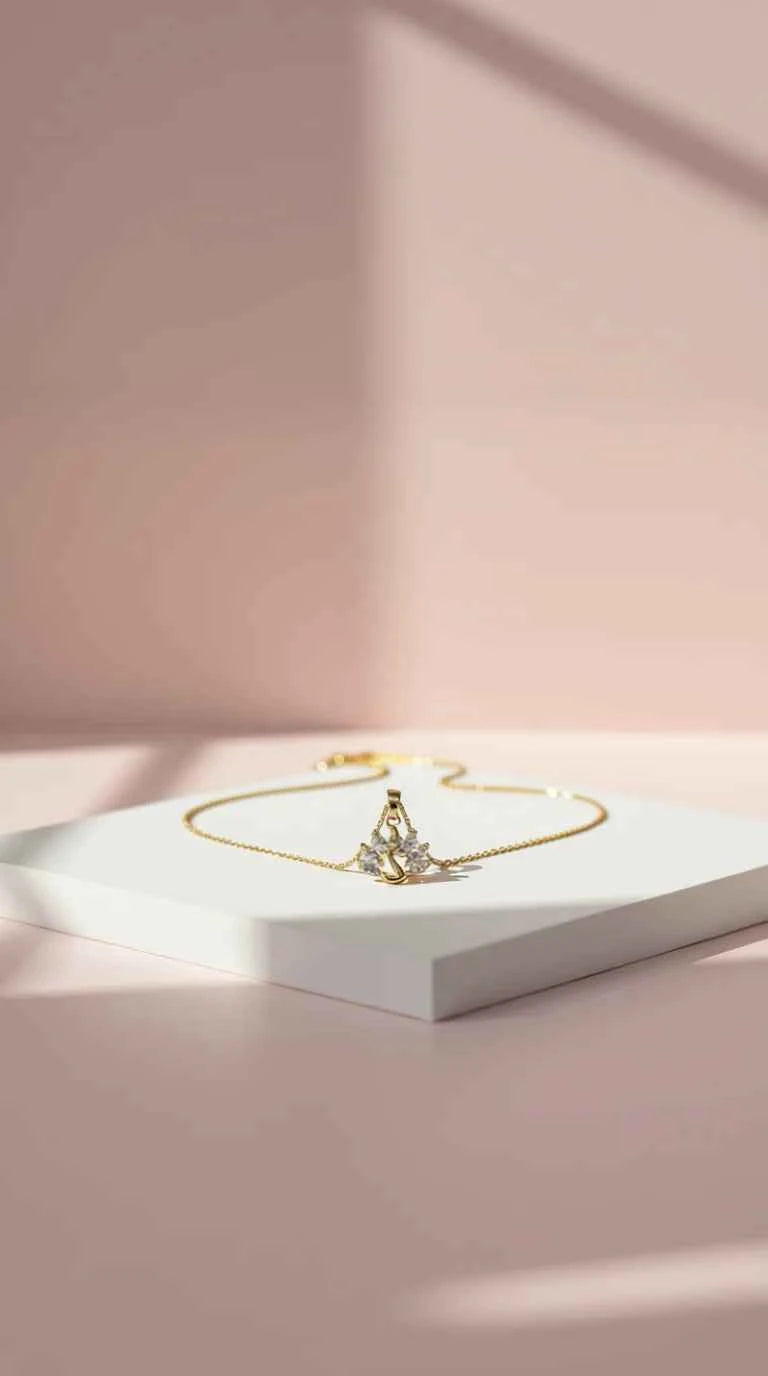 Swan Crystal Pendant Necklace