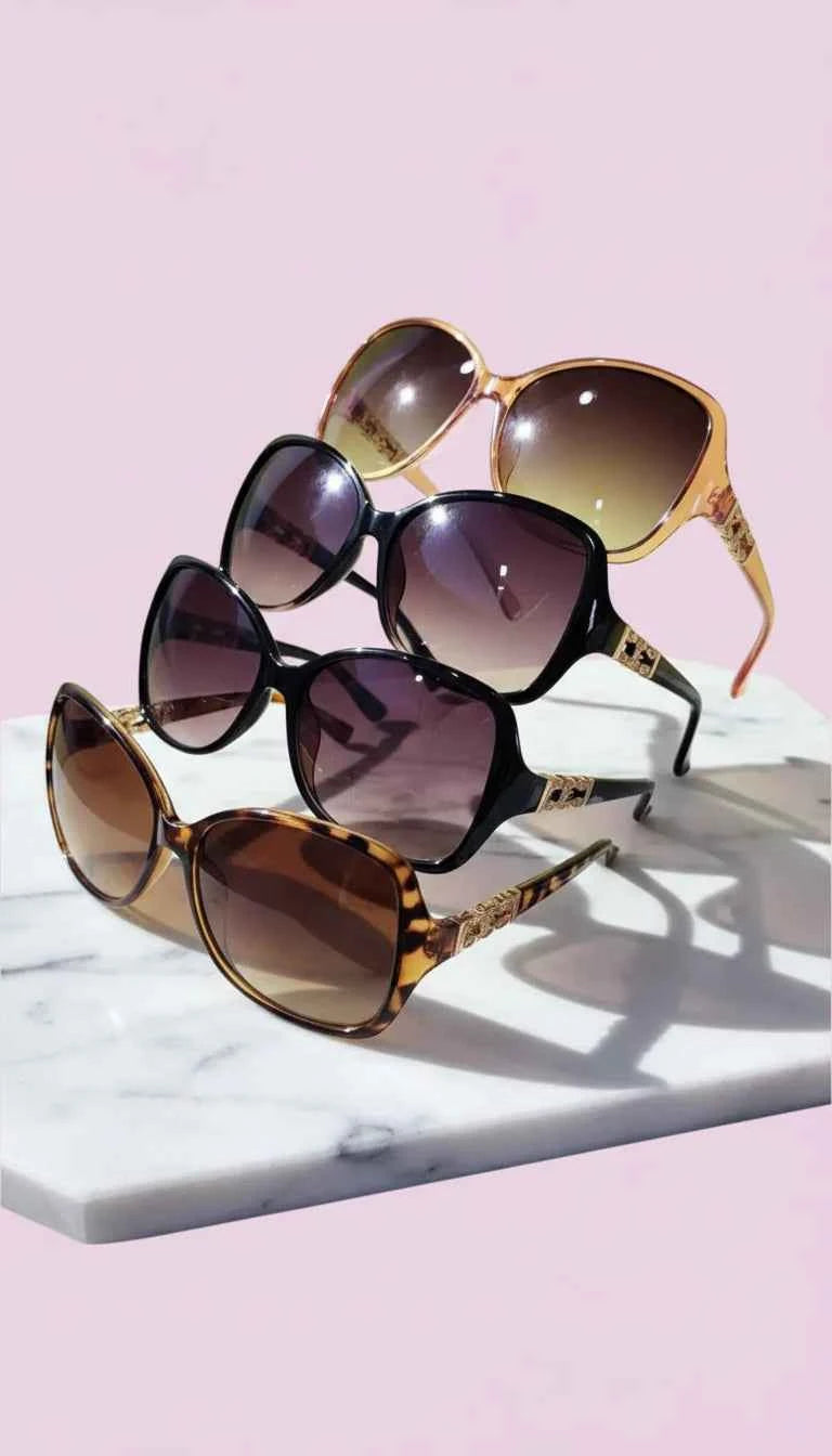 Oval Frame Oversized Sunglasses Box of 12