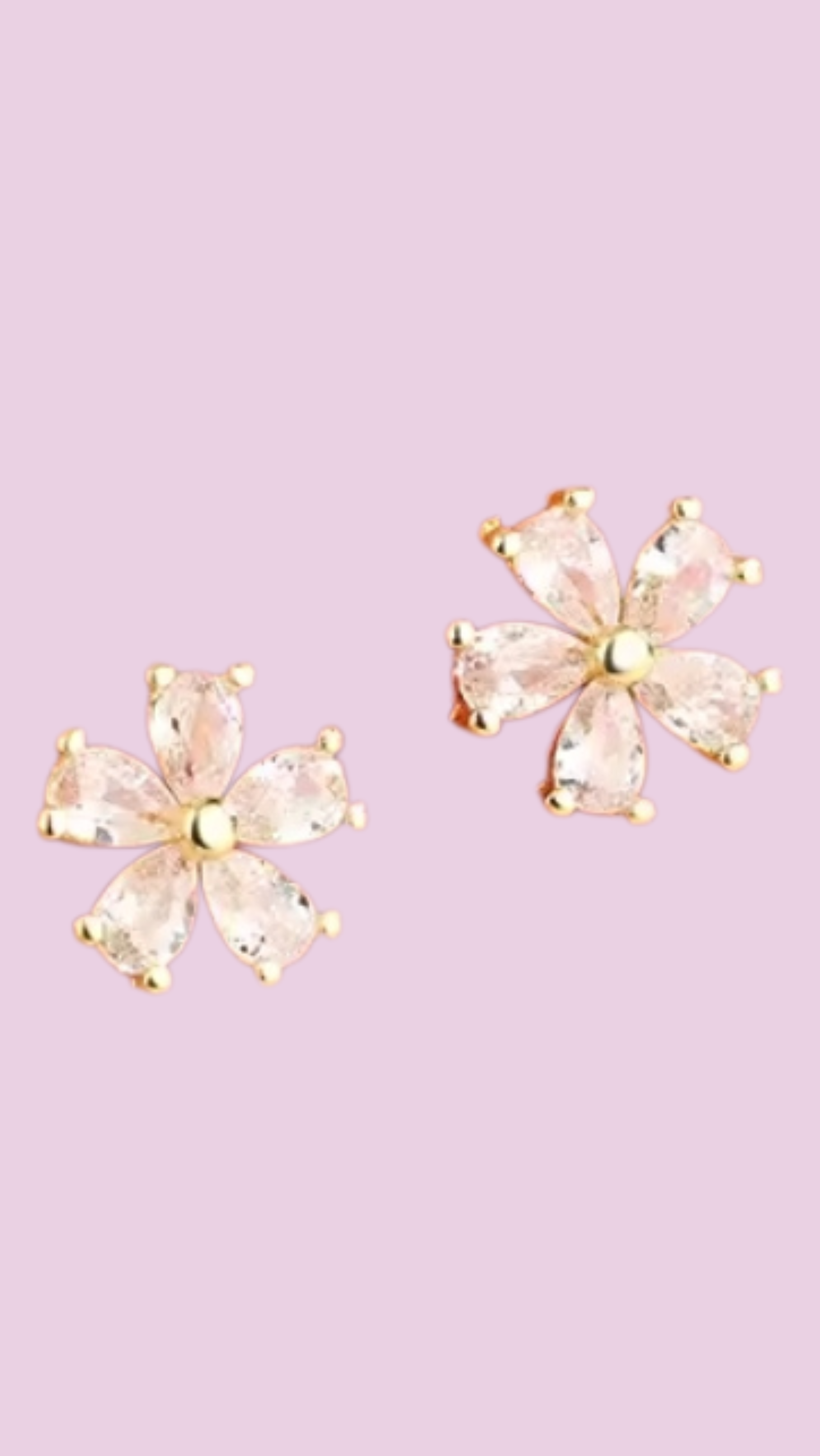 Daisy Crystal Stud Earrings