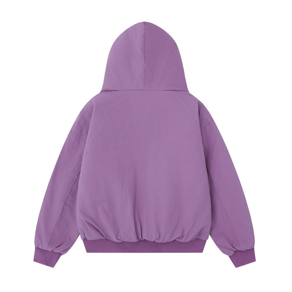 hooded cotton jacket