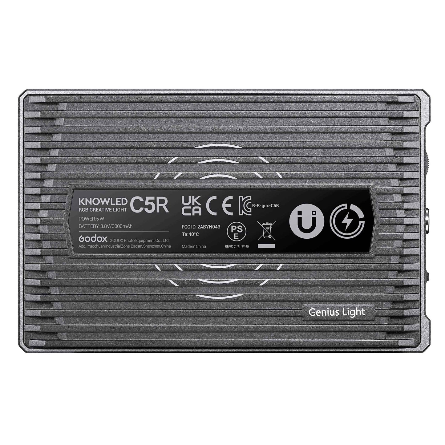 KNOWLED C5R K8 Eight-Light Pocket-Sized Creative RGBWW LED Panel Kit