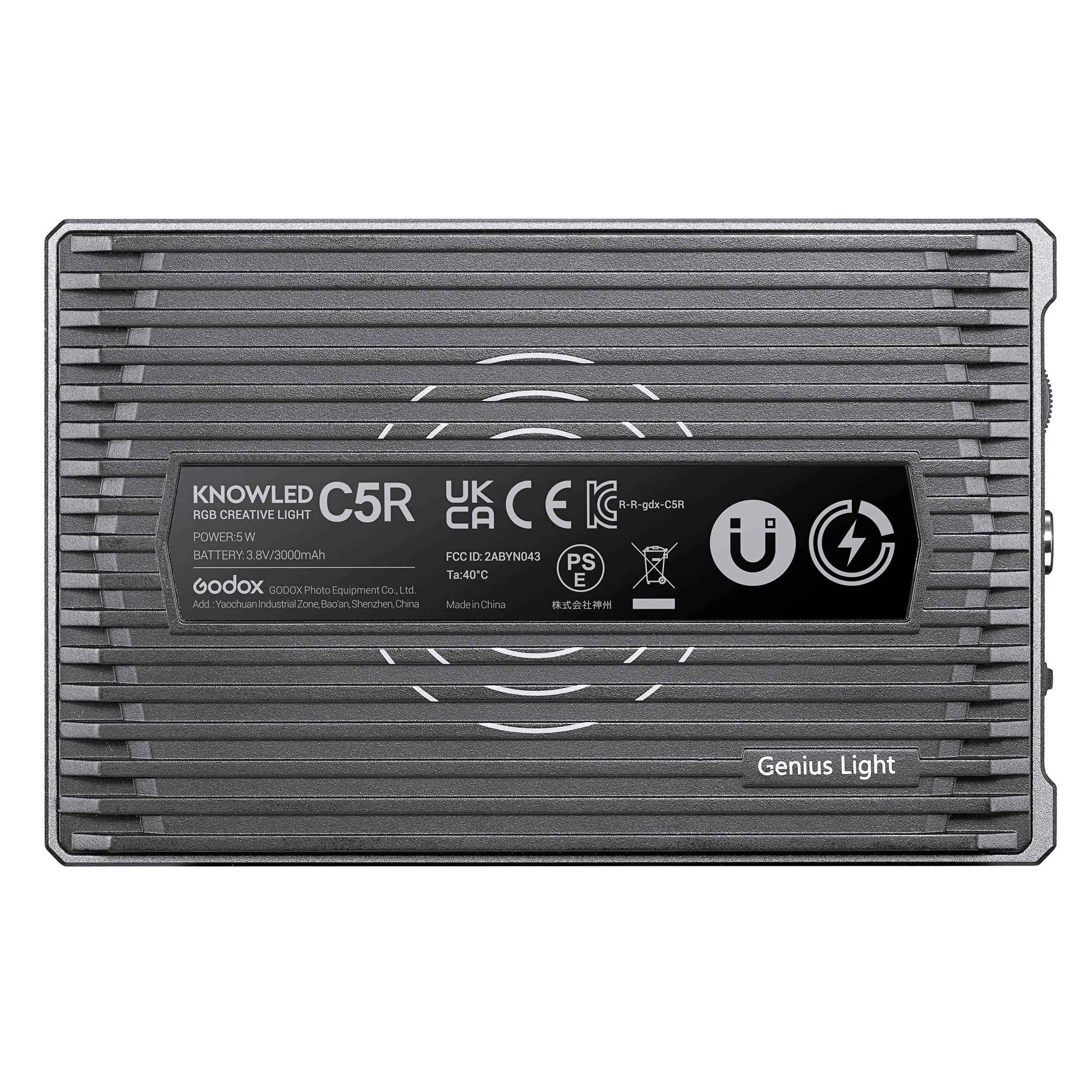 KNOWLED C5R K8 Eight-Light Pocket-Sized Creative RGBWW LED Panel Kit