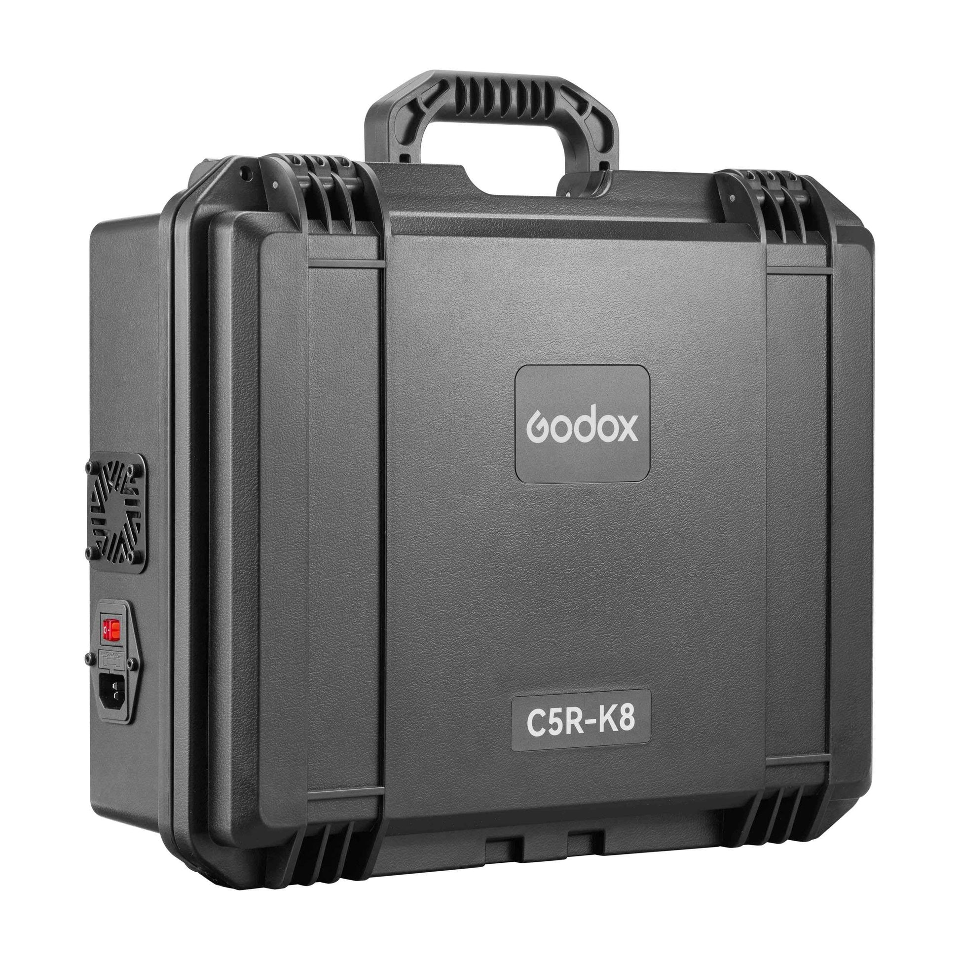 KNOWLED C5R K8 Eight-Light Pocket-Sized Creative RGBWW LED Panel Kit