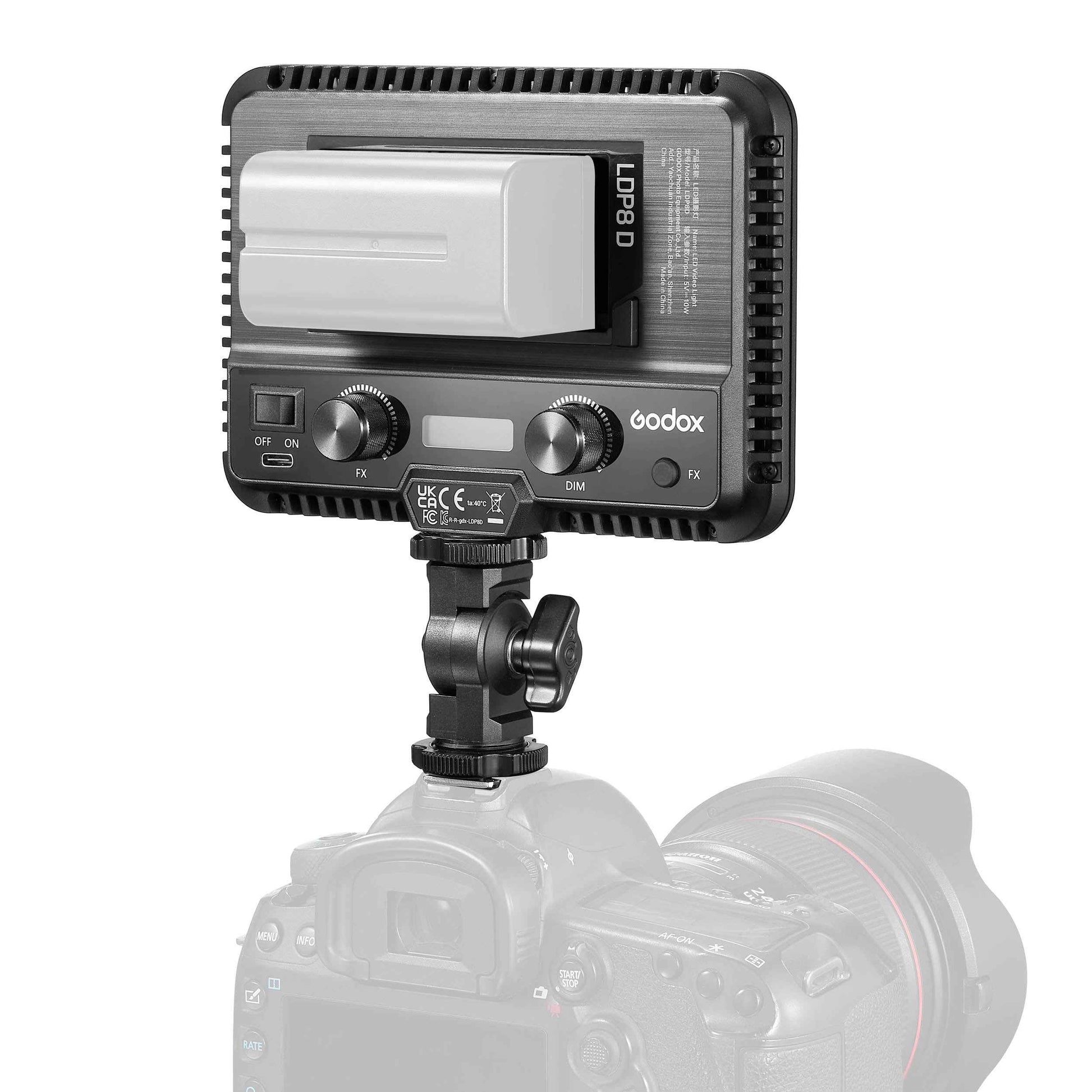 Godox LDP8D Daylight-Balanced On-Camera LED Light