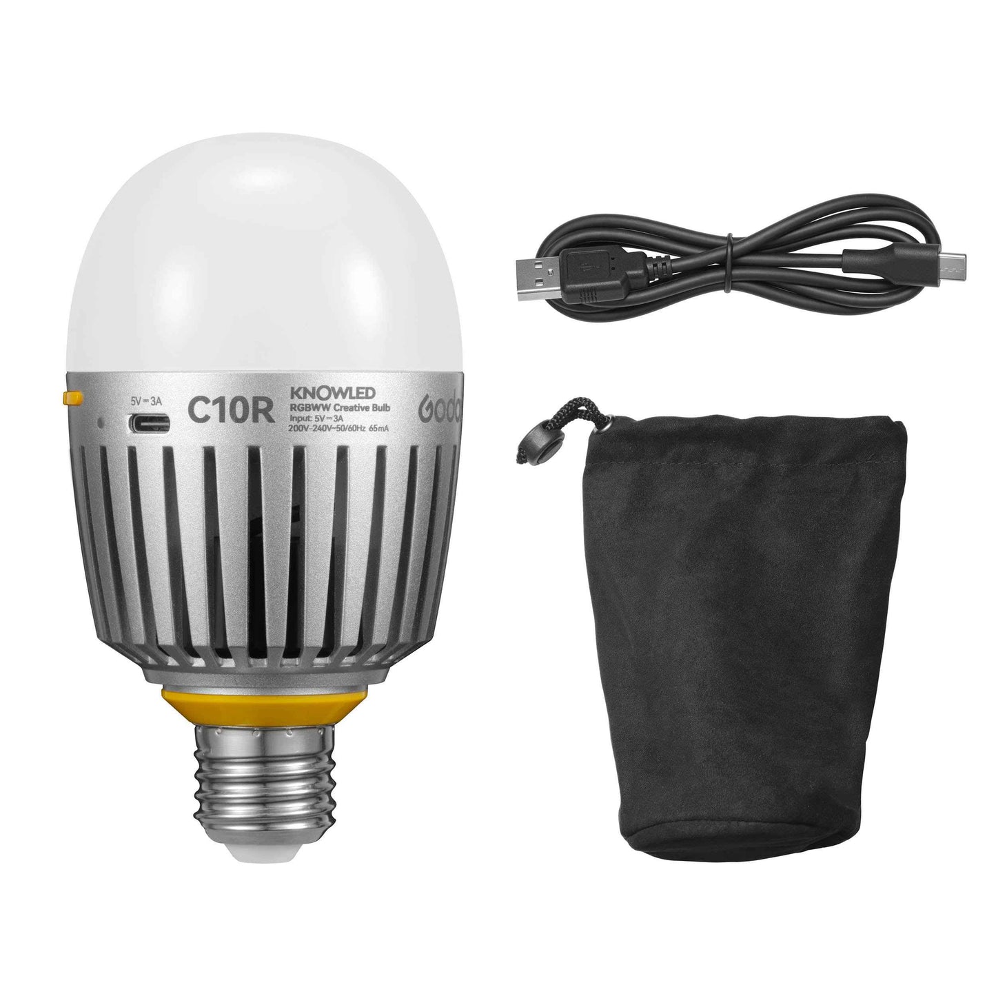 KNOWLED C10R E27 RGBWW Creative Practical Lighting Bulb