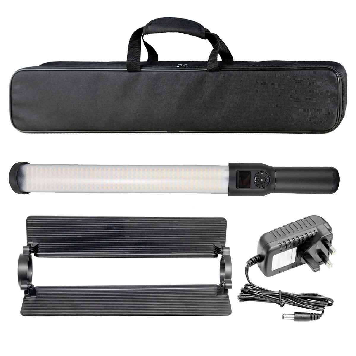Godox LC500 HandHeld LED Video Light Stick & Barn Door
